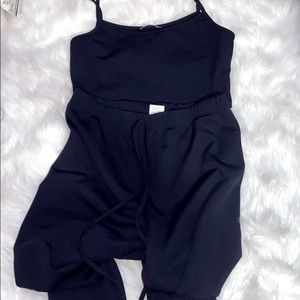 Crop tank pants set